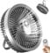 LETOUR USB Desk Fan, 4000mAh Rechargeable Portable Fan 4 Speeds, Desktop Personal Fan With Remote Control, Battery Operated Fan Cooling Fan (Wall Mount Feature, Table Fan)