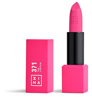 3INA - The Lipstick 371 - Doll Pink - Matte Creamy Lip Colour | Long Lasting Lipstick with Vitamin E & Shea Butter - Vegan - Cruelty Free