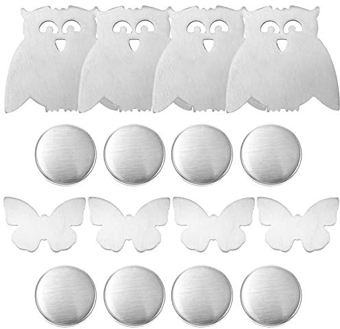 8er Set Tischdeckenbeschwerer mit Magnet,Schmetterling Eule Extra Schwer Magnetische Beschwerer Gewichte,Magnetische Tischtuchklammer,Magnetische Edelstahl Tischdeckenbeschwerer,füR DraußEn,Drinnen