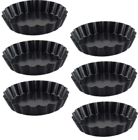 BESTonZON 6stücke Teilige Kuchenformen Aus Hochwertigem Material Backzubehör Für Schokoladen Und Obstkuchen Einfache Reinigung Und Sichere Verwendung