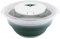 COOK WITH COLOR Zusammenklappbare Salatschleuder, platzsparender Salattrockner mit faltbarem Sieb, ideal zum Waschen und Trocknen von Obst und Gemüse, Salbei, 4 l