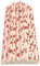 Haobase 50Pcs Paper Drinking Straws, Biodegradable Paper Straws for Drinking Cocktail, Coffee, Cold Drinks (Fruit Pattern) (Strawberry Pattern)