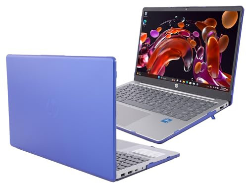 mCover Case Only Compatible for 2023~2025 14 HP Laptop 14-EP0000 / 14-EM0000 Series Traditional Notebook PC (NOT Fitting Any Other HP Models) - Blue