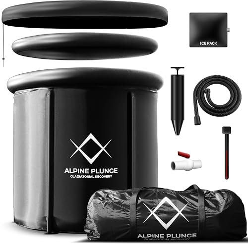 Alpine Plunge - The Ultimate Healing Ice Bath - Ice Recovery Tub - Cold Therapy for Faster Muscle Recovery and Enhanced Athletic Performance