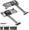 CERRXIAN M.2 NVME M-key SSD to PCI-E 1X Extension Cable With Cooling Fan and Automatic Discoloration LED,Supports 2230/2242 / 2260/2280 M.2 NGFF NVME SSD (X1)