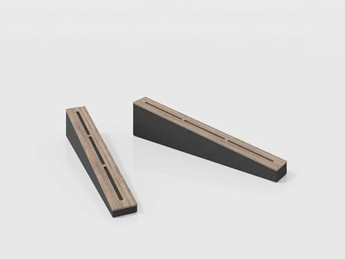 8er-Pack – Akustik-Diffusionsplatten | Akustikbehandlung für Aufnahmestudio, Homeoffice, Podcast-Räume, Wohnzimmer | Schalldämmung – Absorption – Reflexion | [FUTURA | Sonoma]