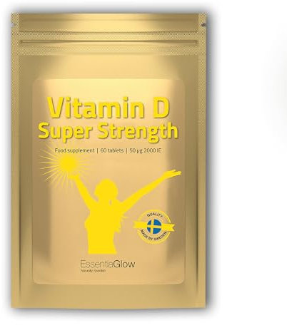 360 Vegan Vitamin D Tablets | 2,000 iu per Serving | High Strength Vitamin D3 | Immune System Support | 12 Months' Supply – 6x60 Tablets