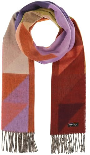 FRAAS Cashmink Schal 44 x 200 cm - Weicher als Kaschmir - Made in Germany - Schal mit graphischem Muster für Damen - Perfekt für Herbst und Winter Spice Route
