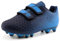Football Boots Kids Football Shoes Boys Size 3 Junior Astro Turf Soccer Shoes Girls Training Shoes Sneakers Outdoor Non-Slip Blue