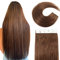 VINBAO Braun Tape in Extensions Echthaar Schokolade Braun 20 Stück 50 Gramm 45cm Haarverlängerung Echthaar Tape Remy Menschliches Haar Seiden Glatt Tape in 18 Zoll #4