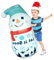 OFFSCH Aufblasbarer Schneemann Für Weihnachtsdekoration Lustige Tumbler Figur Für Garten Und Party Wetterfest Und Leicht Zu Reinigen Für Festliche Anlässe