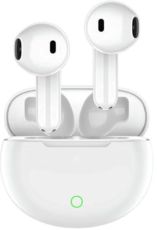Cuffie Bluetooth, Auricolari Bluetooth 5.3 Cuffie Wireless con 4 Mic, Cancellazione Rumore, 40 Ore di Riproduzione In Ear Cuffiette, IPX8 Impermeabili Cuffie Senza Fil for iPhone/Samsung/iOS/Android