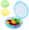 ElevateTech Kleine Pillendose, 3er-Packung Pillendose für den täglichen Gebrauch, Mini-Pillendose, Reise-Pillenbehälter, Medikamenten-Aufbewahrungsbox(Blue, Green, Orange)