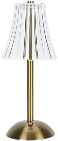 Schnurlose Tischleuchte, Vintage-Lampe, Blumenlampe, 3 Farben, Nachttischleuchte, Batteriebetrieben, Dimmbare Nachttischlampen, Wiederaufladbare Dekorative Nachttischlampen