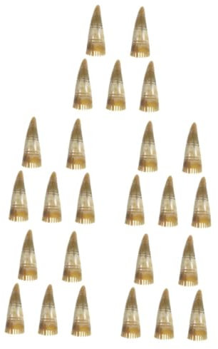 FRCOLOR 5St Massagekamm haarentwirrungsbürste scalp brush scalp scrub brush shampoo massagebürste Shampoo-Massagebürste gehaltenen klärend Haarreinigungskamm Kopfhautmassage Hörner Khaki