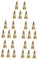 FRCOLOR 5St Massagekamm haarentwirrungsbürste scalp brush scalp scrub brush shampoo massagebürste Shampoo-Massagebürste gehaltenen klärend Haarreinigungskamm Kopfhautmassage Hörner Khaki