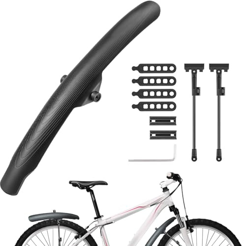 Gravel Bike Kotflügel, multifunktionales Reitschutzblech, verstellbarer, spritzwassergeschützter Fahrrad-Schutzblech für Regen- und Staubschutz