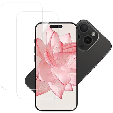 Banuyaw für Schutzglas für Panzerglas iPhone 15 Pro Schutzfolie, 2 Stück 9H Härte Folie iPhone 15 Pro 5G Displayschutz Case-Friendly Bläschenfrei Glas