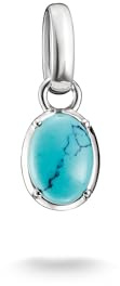 THOMAS SABO Connect Charm Pendant Birthstone Collection made of 925 sterling silver