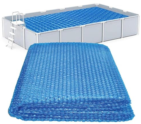 Bâche À Bulles pour Piscine Rectangulaire 220x150cm - Bâche Solaire De Haute Qualité pour Chauffage Et Rétention De Chaleur - Épaisseur Renforcée, Anti-Évaporation, Découpable