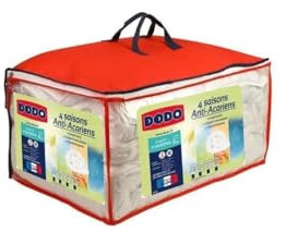 DODO Couette 4 Saisons Anti-acariens - 140 x 200 cm - Blanc