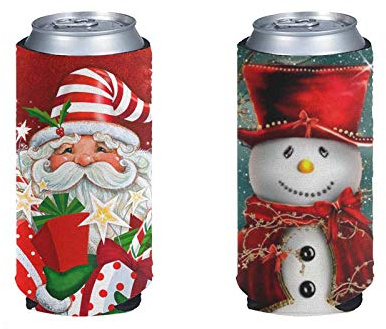 Pizding Kühler für Getränkedosen, 2 Stück, für Bierdosen, Kühler, Getränke, Flaschenkühler, Taschen, Ärmelschutz, passend für 340 ml, Bier, Eiskaffee, Getränk für Junggesellinnenabschied, Picknick