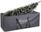 SALCAR Groß Weihnachtsbaum Tasche XXL, Weihnachtsbaum Sack für Tannenbaum bis zu 270cm, aus 600D Oxford Reißfest Wasserdicht Transporthülle Aufbewahrung Weihnachtsbaumtasche, 150 x 50 x 60 cm, Grau