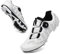 Fahrradschuhe MTB Herren,Rennradschuhe Damen,Radschuhe Kompatible SPD/SPD-SL Lock System Mountainbike Schuhe,Weiß,39