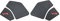 Tankpad Motorrad Motorrad 3D Gel Aufkleber Tankpad Tankschutz Aufkleber Fishbone Decals FÜR DU-Cati Streetfighter Panigale V4 S (Farbe : B)