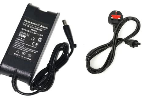 19.5V 4.62A 90w 7.4mm*5.0mm Replacement Laptop Adaptor Adapter Charger for Dell PA-20, PA-21, PA-2E with UK Plug
