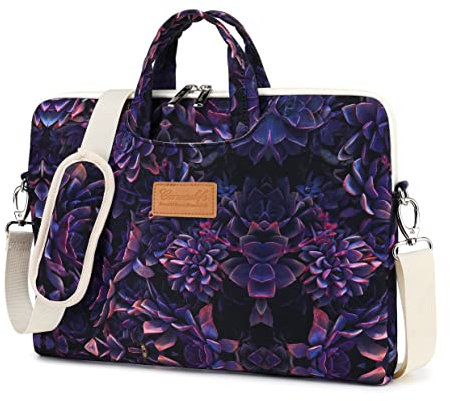 Canvaslife Succulent fruit Patten Wasserdichte Laptop Schulter Messenger Bag Case Sleeve für 14 Zoll 15 Zoll Laptop Hülle Laptop Aktentasche 15,6 Zoll