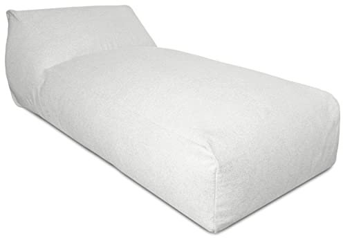 Deshome - Sitzsack für den Garten, Chaise Longue abnehmbar für den Außenbereich 180x90 cm - Bean Bag Chair, Outdoor-Sitzsack mit Polsterung Pouf Puff Design EIS