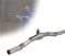 DYK&NX EZ Bent Bar Metal Handle Cable Attachment, Bodybuilding Revolving Curl Bar for Home Gym Workout Equipment Supplies