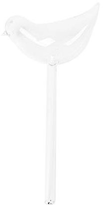 Cisne linda planta interior para jardín vidrio pájaros dispositivo automático riego caracoles detergente regadera 1 litro plástico, claro, Talla única