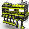 Toolganize Garage Power Tool Organiser, Wall-Mounted Storage Rack & Charging Station, Heavy-Duty for Workshop & Garage Tools, Large 6-Pack, Ryobi Acid Green.
