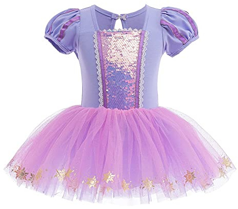 MYRISAM Sofia Princess Leotards for Girls Ballet Dance Tutu Skirted Ballerina Dress Birthday Fancy Party Halloween Costumes 2-3T