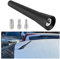CGEAMDY Mini Car Short Antenna, 6.5CM Auto Universal Aerial with Aluminum Screw, AM/FM/DAB Radio Antenna Replacement Accessories, Vehicle Exterior Accesories for Car, Hatchback, SUV,Truck and Van