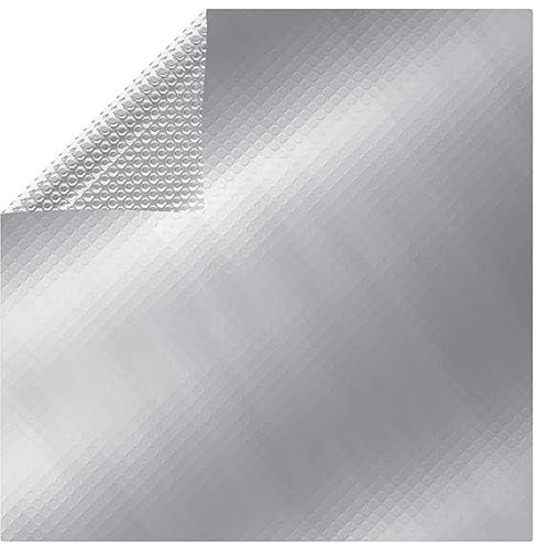 Gecheer Telo di copertura per piscina, copertura solare, per riscaldamento solare, per piscina e piscina, 975 x 488 cm, in polietilene