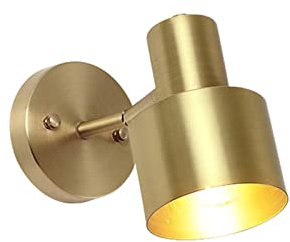 IMEITE Liseuse Applique murale en laiton chambre lampe de chevet salon applique personnalité créative suspension lampe miroir avant lampe simple applique murale en laiton Applique Murale