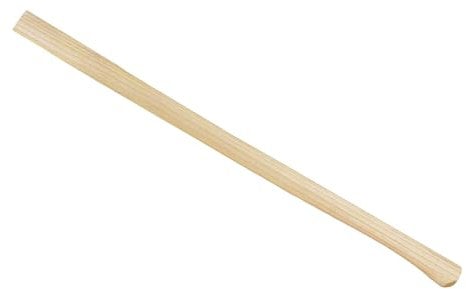 CoCud Axe Handle Replacement, 90cm/35 Toon Wood Flat Comfort Grip Wooden - (Applications: for Hatchet Hammer Oval Eye)