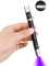 LIAISIMI linterna de luz negra U-V LED 2 en 1 linterna con luz violeta y blanca 395nm U-V detector de orina para billetes falsos y manchas de mascotas en alfombras y cortinas (1 Pcs)