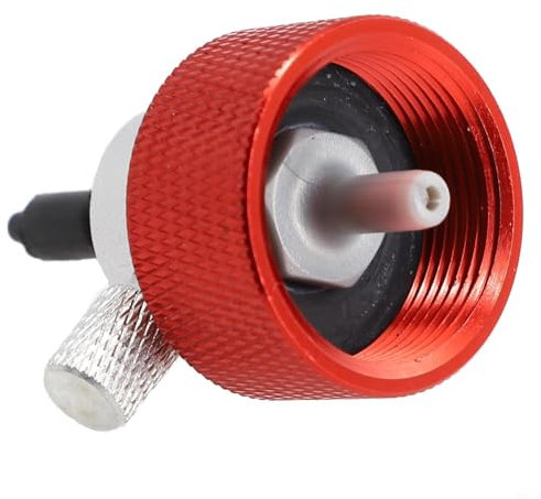 Adaptador de llenado de propano con aceite de silicona, fácil de usar, material de metal