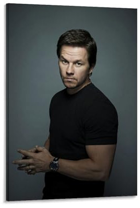 NLiangJi Mark Wahlberg Schauspieler-Poster, dekoratives Gemälde, Leinwand, Wandposter und Kunstdruck, moderne Familienschlafzimmer-Dekoration, Poster, 40 x 60 cm