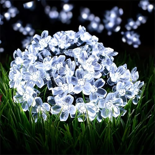 Clearhill 2-pack String Light con batería y alimentación USB, 19.6FT/6M Blanco 40LED Luces de cerezo, decoración interior/exterior - Ideal para Navidad, jardín, cumpleaños, bodas, fiestas