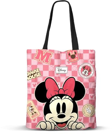 Disney Minnie Maus Journey-FAN Shopping Einkaufstasche, Rosa, 33 x 40 cm