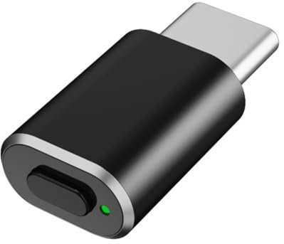 Quystetes Mouse Jiggler Tipo C, Indetectable, con USB C, para Simular el Movimiento del Mouse y Mantener la Computadora, Color Negro