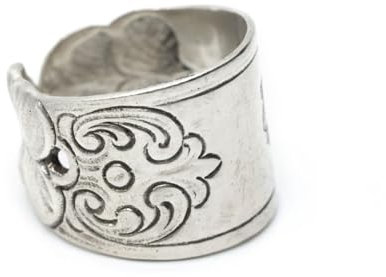 Miniblings Real Silver Ring 825 Sterling Cutlery Handmade Unique Antique AB1 - Handmade Fashion Jewelry - Fingerring
