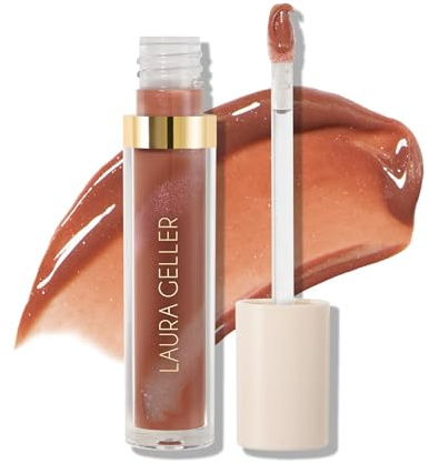 LAURA GELLER NEW YORK Italian Marble Glossy Lip Tint - Moisturizing Lip Gloss - Enriched with Shea, Mango and Cocoa Butters (03 Summer Paloma)