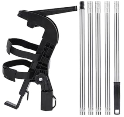Sprühdosen Verlängerungsstangen Adapter Sprühdosen Verlängerung Teleskopstange 1.6-2.4 Meter Edelstahl PC Rutschfester Griff Für Deckenanstriche Innenmalerei Türrahmen 645-885g