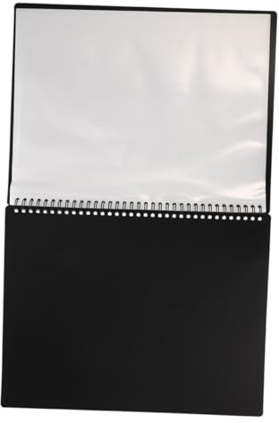 WEKADRIN Music Score Folder with Sleeves Binder for Piano Sheet Music Storage Transparent Window Pages Organizer for Musicians Easy Rearrangement and Ample Capacity